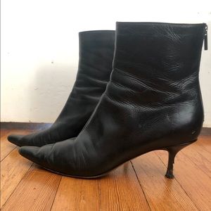 Jimmy Choo Black Leather Boots
